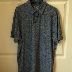 Under armour blue men’s golf shirt size large